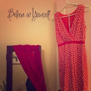 Orange and White Clemson Tailgating Dress